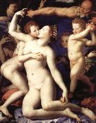 Agnolo Bronzino Venus and Cupid oil painting reproduction
